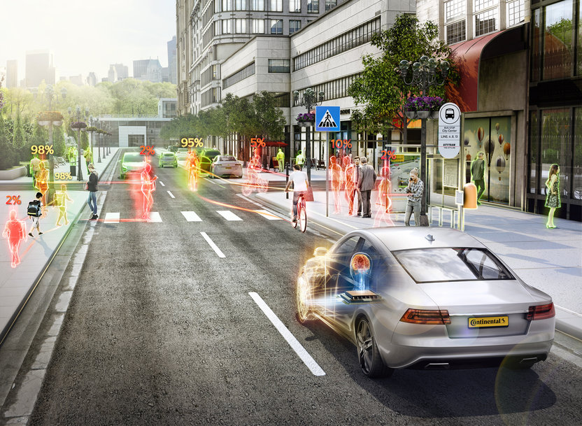 PRORETA 5: Continental und Hochschulen forschen gemeinsam an KI für automatisiertes Fahren in Städten
